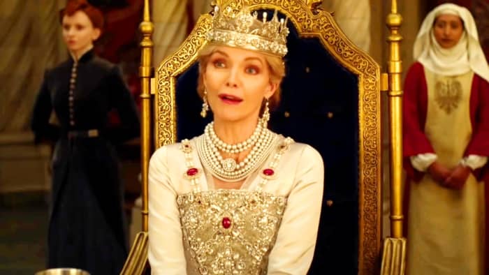 The queen continuously instead of making Maleficent happy or impressed.She makes her remember the old time of her.