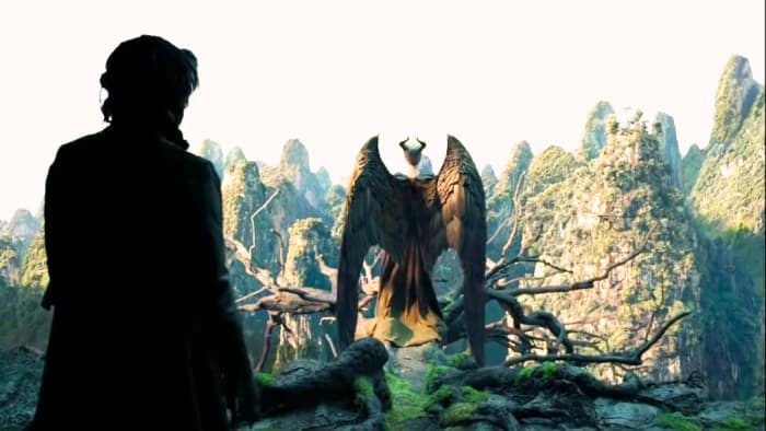 crow of Maleficent means Diaval was also seeing all this. He goes and tells everything to Maleficent.