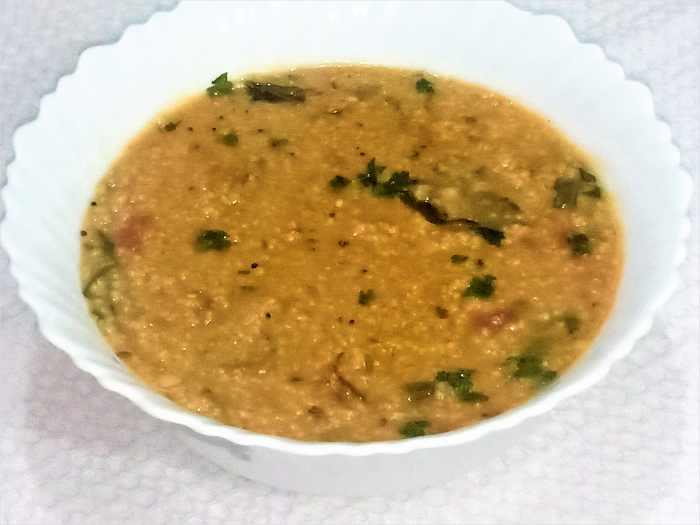 Millet ganji (porridge)