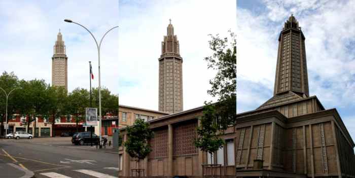 St Joseph's Church, designed by Auguste Perret.