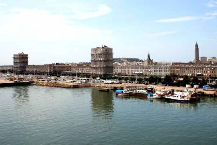 The Le Havre waterfront.