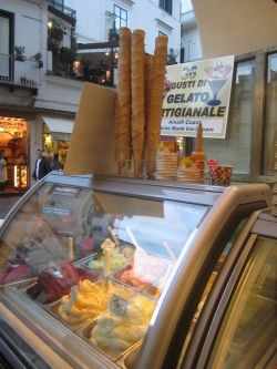 Everywhere we went—the Amalfi coast, Verona, Venice—we never had to walk far to find a gelateria.