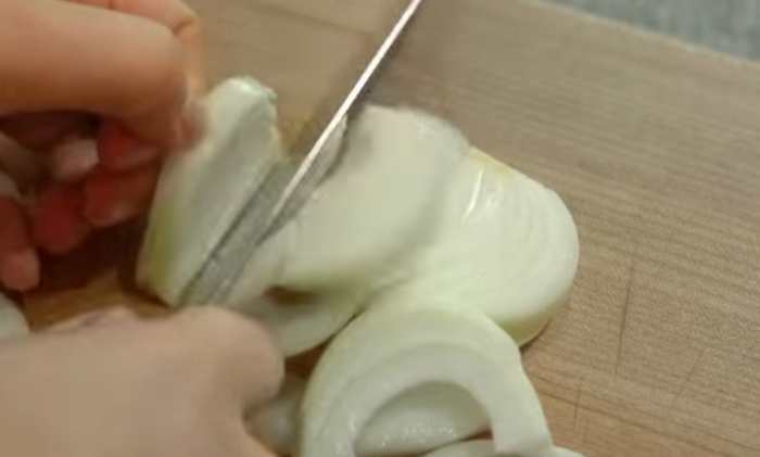 Chop the onion