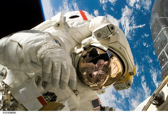 Micro gravity is the major concern for astronauts working in space station. it causes calcium loss in bones and loss of muscle mass.