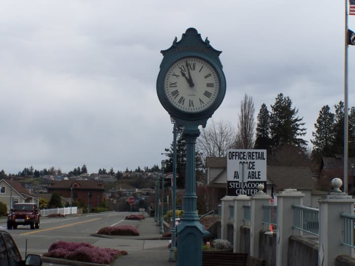 The town clock read 10:57 and I was expected at 11:00 to help with the meal preparations.