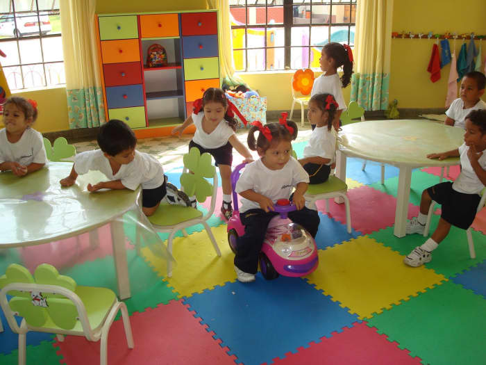 Pleasant atmosphere at the school, keeps the children happy and eager to learn.
