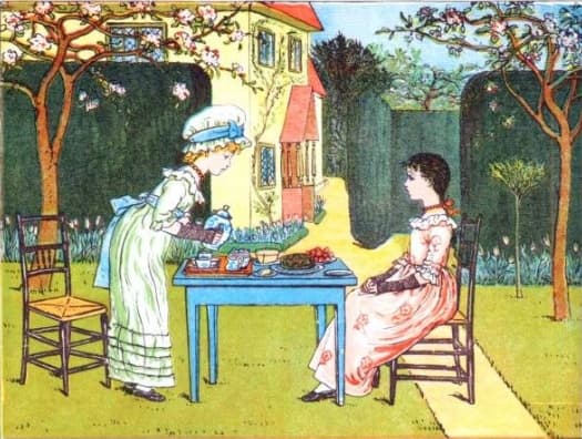 Let's get ready for a children's tea party.