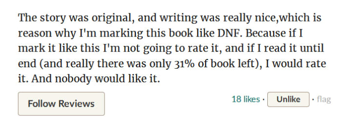 negative book review example