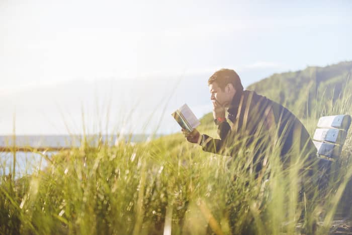 Lots of introverts prefer to read quietly by themselves. if this is the case for your partner, give them their space to recharge.