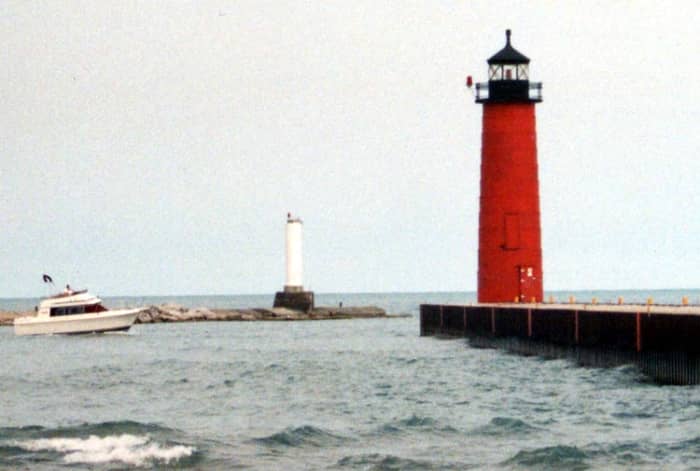 Photograph by Dave Wobser Originally built in 1864 and rebuilt in 1906, red conical steel 50-foot tower