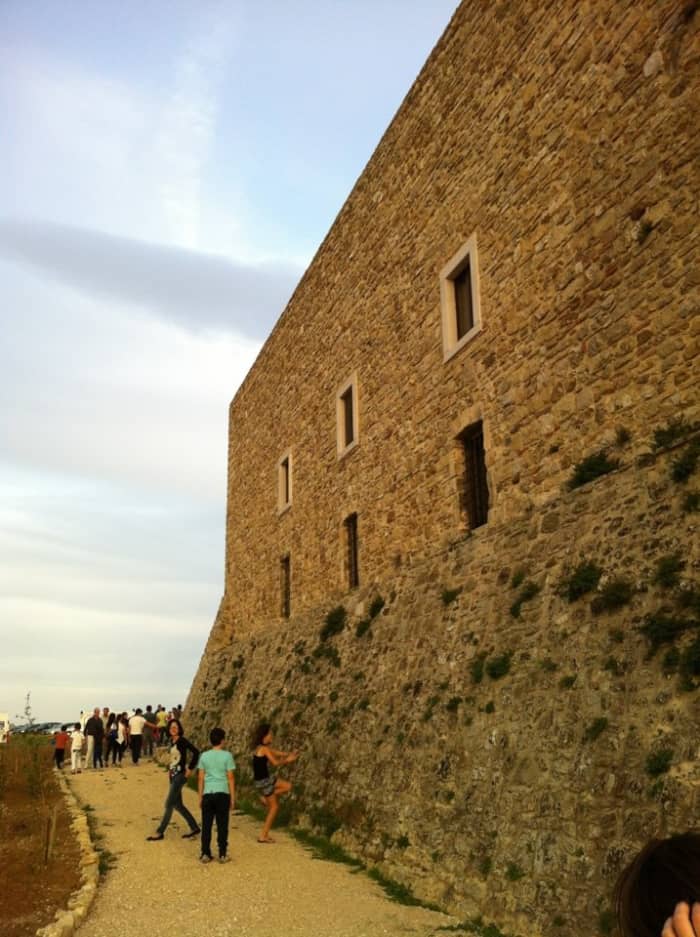 This is another castle photo, it shows the castle walls very clearly how they were built with stones, in those old times they built very different from today.