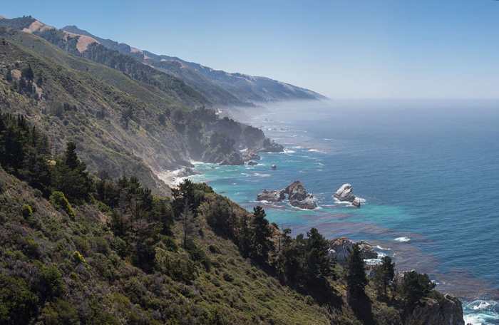 This photo, which shows the vast, wild landscape of California's Big Sur, was taken by Diliff and is a featured photo on Wikimedia Commons.