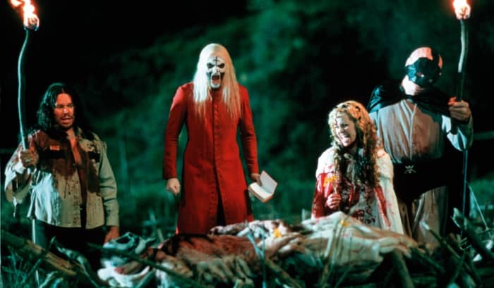 The killer family (Robert Mukes, Bill Moseley, Sherri Moon, Matthew McGrory)