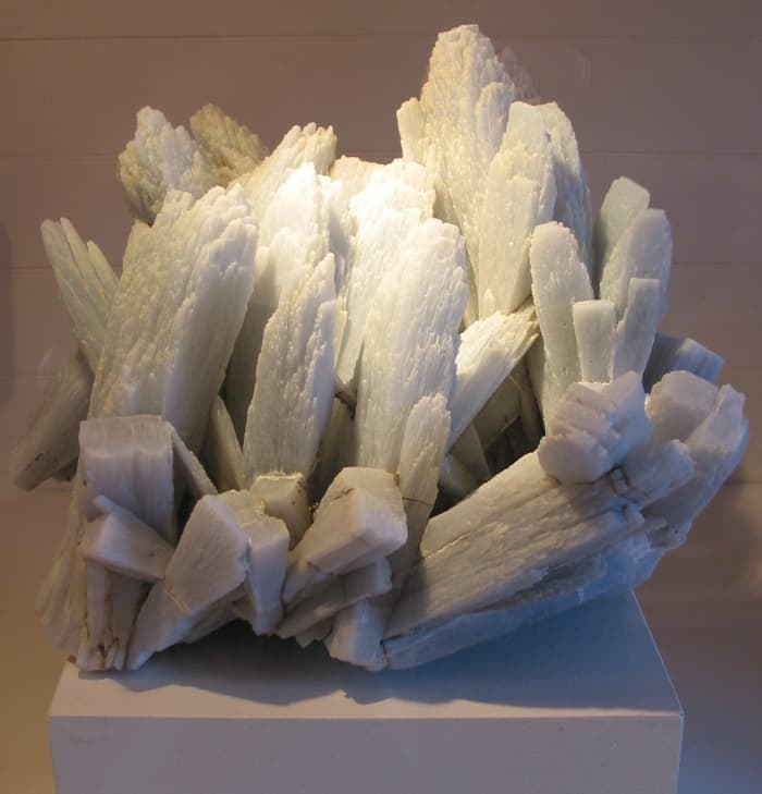 Anhydrite is a clear, blue, or gray stone that is typically only found in special stores located in Italy.