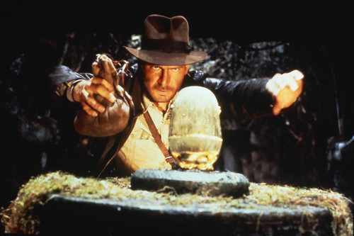 In the movie Raiders of the Lost Ark, the character Indiana Jones “liberates” a golden idol from a Peruvian temple; the fictional story mimics the actual theft of priceless artifacts.