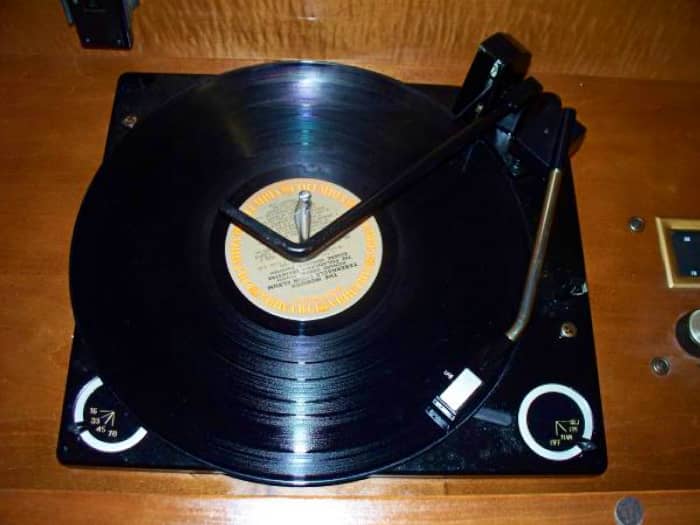 The woodwork is very nice, the whole unit works as good as new. The turntable, radio and speakers. A very cool retro early American and Danish design.