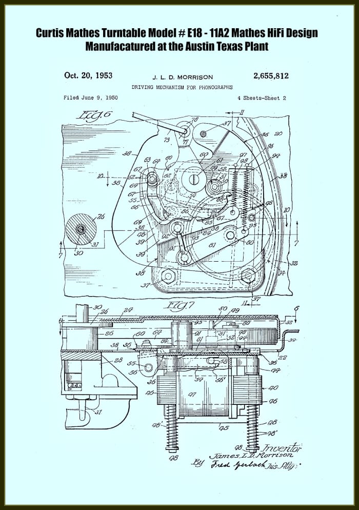 The turntable would run at constant speed and be free from vibration and hum which might be reproduced in the system, creating a form of distortion.