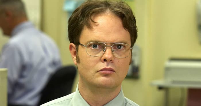 Dwight Schrute's Blonde Hair in The Office - wide 3