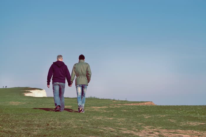 When you're in love, you're able to just chill, follow your life path together, and feel "normal" with your partner. It's less of an emotional roller coaster.