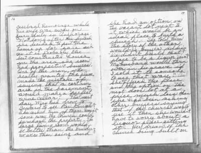 Bertha McGhee's diary from the war - I need to transcribe this to include parts in the book about Bertha's life and work.
