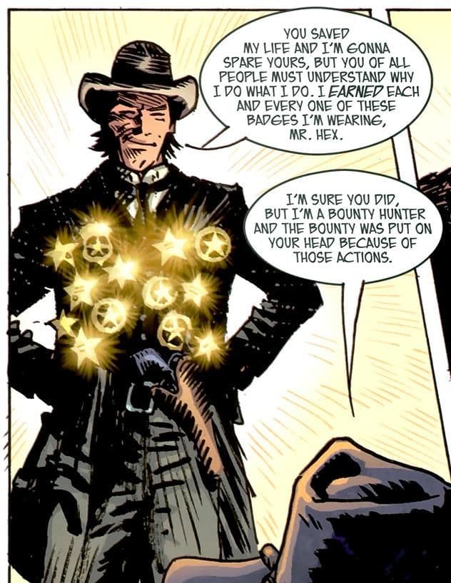 Old West Starman: A man with many badges