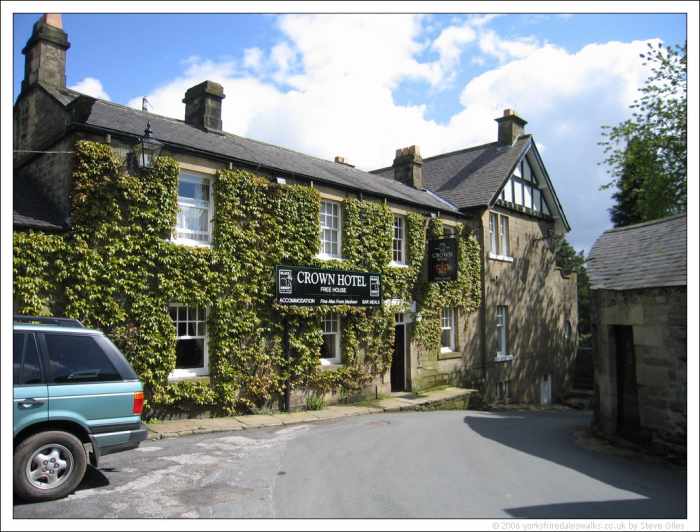 The Crown at Lofthouse in Nidderdale, somewhere else to rest your feet, fill a hole and taste the local brew