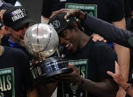 Jrue Holiday came to the Bucks via trade in the off-season and signed an extension with the team earlier in the year.