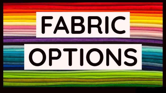 The following list details some of the most common fabrics available for panties.