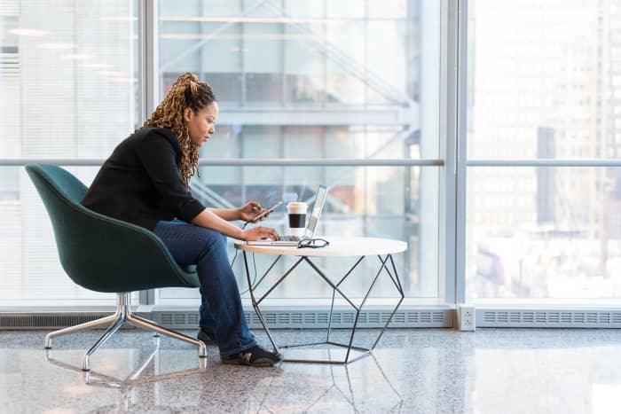Having your screen too high or low forces you to crane your neck or lean, pushing you out of the ideal sitting position.