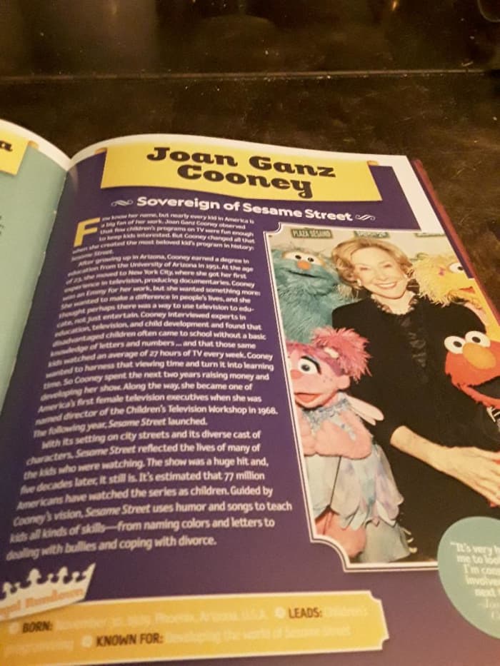 A modern queen of Sesame Street-queens can rule over tv subjects