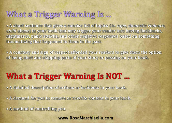 Trigger Warnings What They Are And Are Not Hubpages