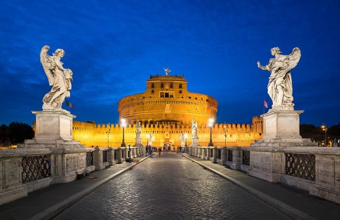 The view from Ponte Sant’Angelo (Aelius Bridge) is one of the more evocative Rome has to offer. One look down the river from here makes it obvious why it's called the eternal city.