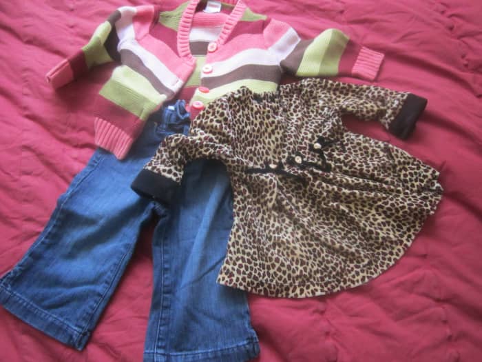 Why buy new baby and toddler clothing when nearly new clothes are plentiful at yard sales?