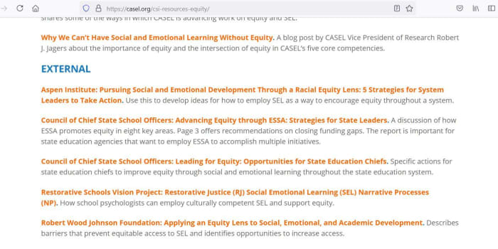This image shows a top SEL provider, CASEL, saying you cannot have social and emotional learning without CRT.