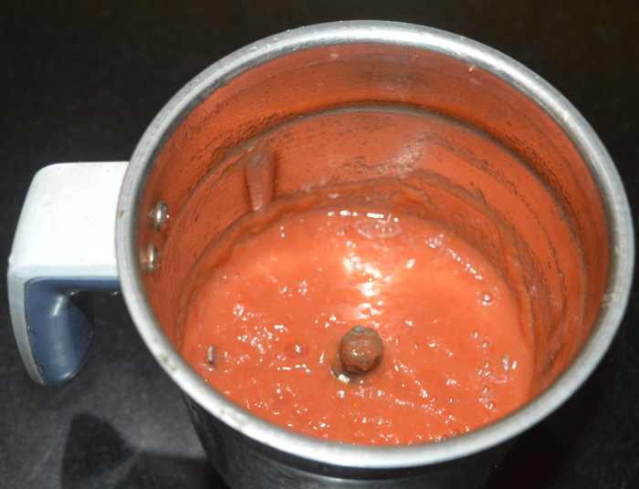 Grind to get a fine paste.