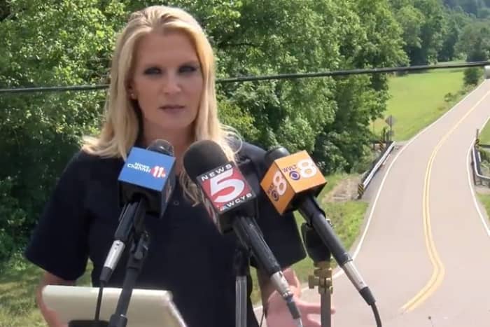 TBI spokesperson Leslie Earhart briefs reporters on the investigation of Summer Wells disappearance.