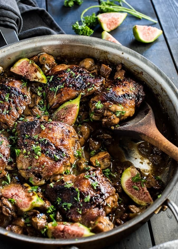 Balsamic Fig Chicken Marsala