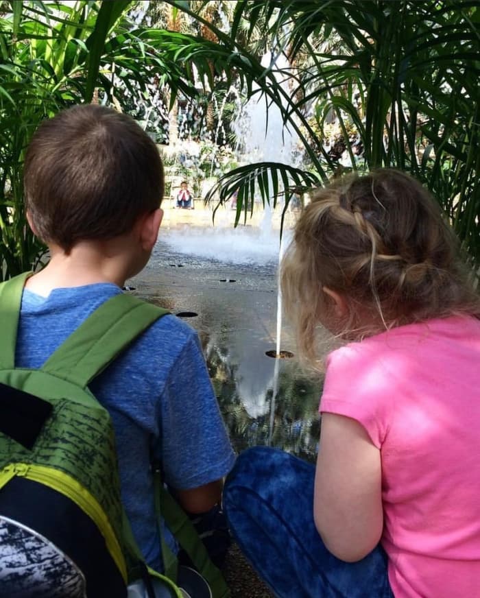 Bringing younger siblings along on field trips is a great way to include them in homeschooling lessons!