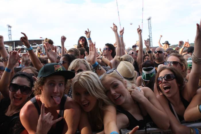 Image of people in a concert