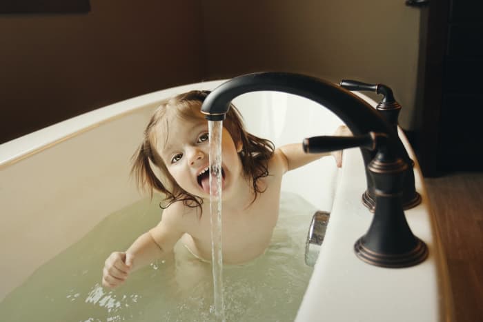 Some fathers worry about bathing with their daughters while others use bath time to teach, learn from, and bond with their kid.