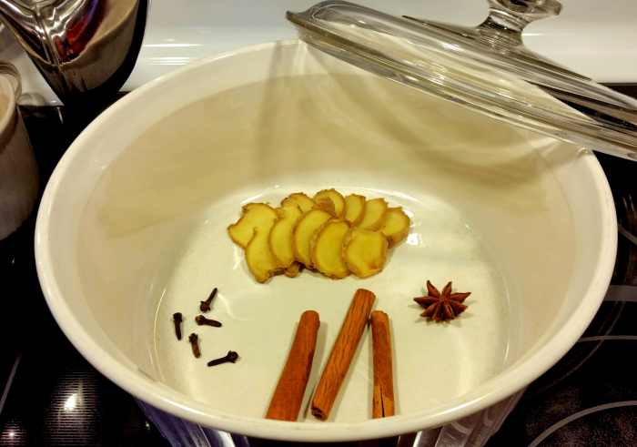 Only four ingredients (plus water). Simple!