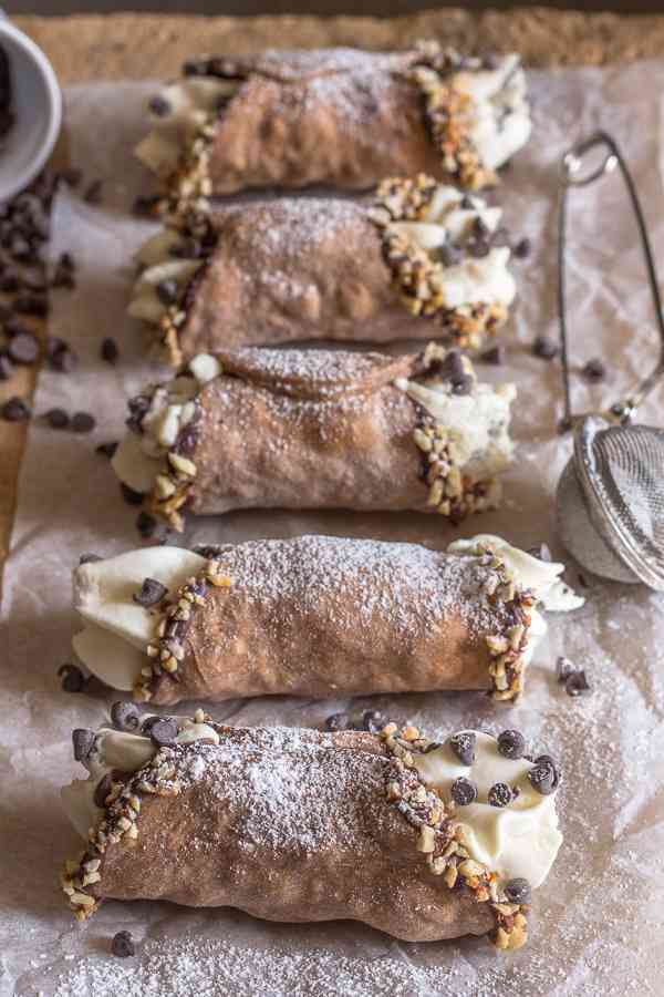 Healthy Baked Cannoli