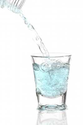 Ahhh...doesn't this water look refreshing? Go ahead and drink plenty of water to get your body hydrated and prevent canker sores!