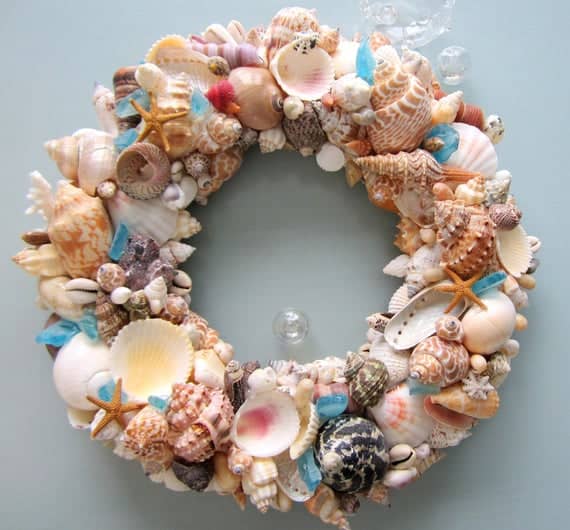 Shell Wreath Ideas and Tips - FeltMagnet