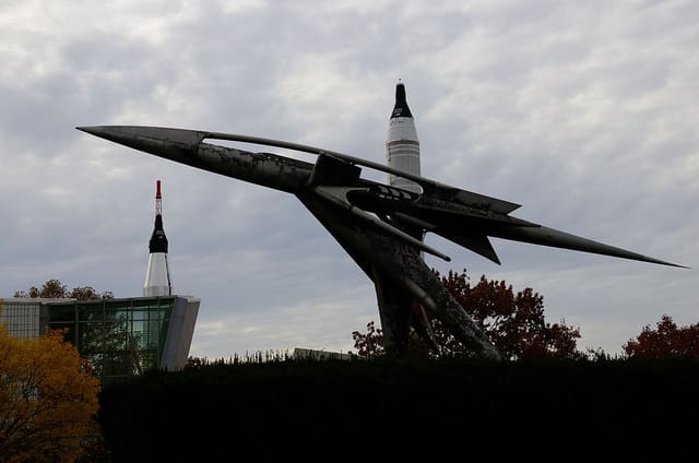 Forms in Transit, Mercury-Atlas & Gemini-Titan rockets, New York Hall of Science, Flushing Meadows; Corona Park, Queens, NYC 1964.