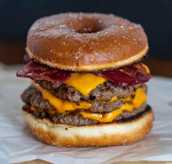 The doughnut burger