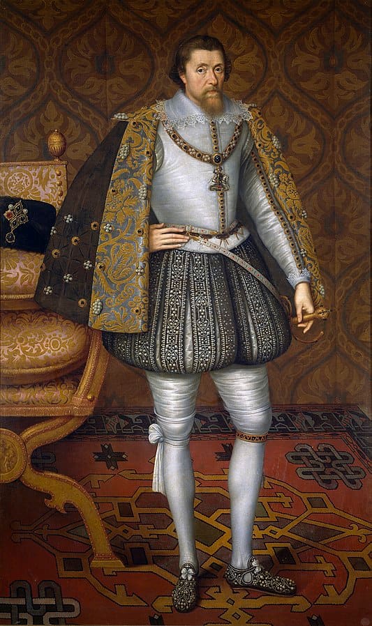 James VI and I (James Charles Stuart; 1566–1625) was King of Scotland as James VI from 1567 and King of England and Ireland as James I from the union of the Scottish and English crowns on 1603 until his death in 1625.
