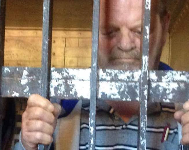 James Alan Neal in jail awaiting his trial for the murder of Linda “O’Keefe in 1973. Photo courtesy of Heavy.com.