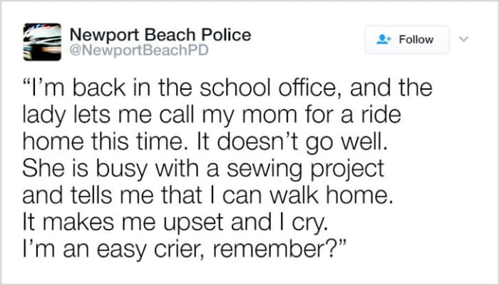 Newport Police talk directly to the killer of Linda Ann O’Keefe in a Tweet. Photo courtesy of Newport PD.
