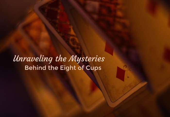 The Eight of Cups is about recognizing your disappointments and walking away from situations that don't fulfill you emotionally. The card is heavily associated with breakups.